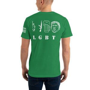 LGBT (LIBERTY, GUNS, BEER, TRUMP) PATRIOTIC SHIRT