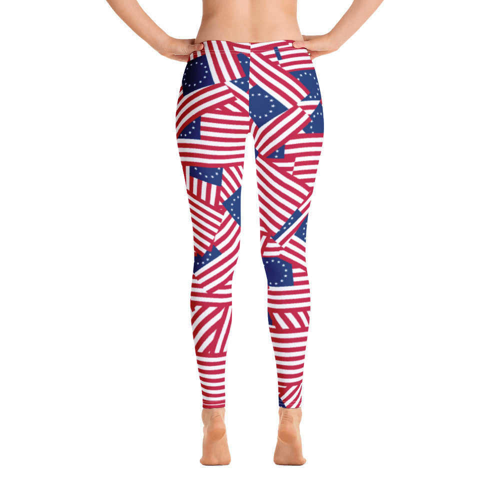 BETSY ROSS FLAG LEGGINGS