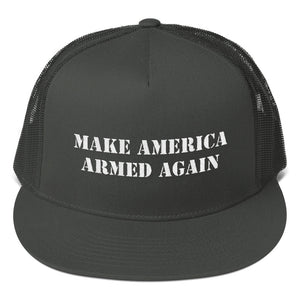 MAKE AMERICA ARMED AGAIN MESH SNAPBACK