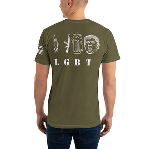 LGBT (LIBERTY, GUNS, BEER, TRUMP) PATRIOTIC SHIRT