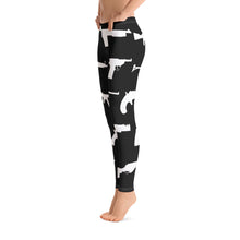 Load image into Gallery viewer, GUNS LEGGINGS BLACK