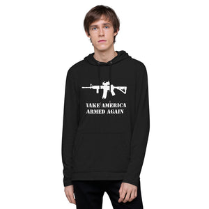 Make America Armed Again Lightweight Hoodie